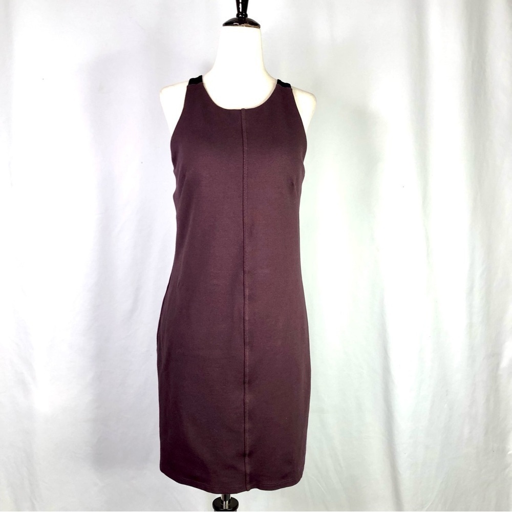 Athleta Whirlwind dress thick jersey racerback sleeveless built-in bra Medium